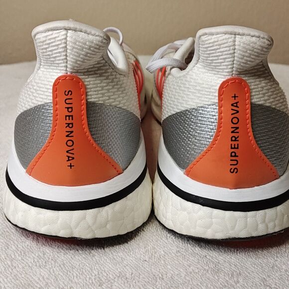 Adidas Supernova Cloud Foam Running Shoe Women's Size 10.5 White Orange Sneaker - Picture 5 of 9